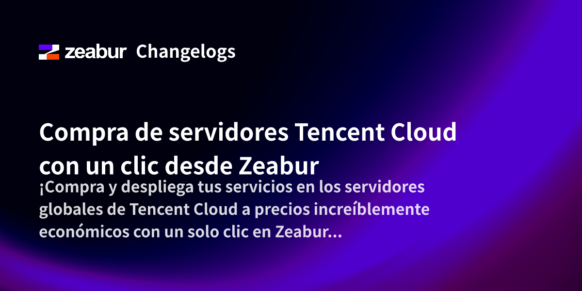One-Click Purchase of Tencent Cloud VPS
