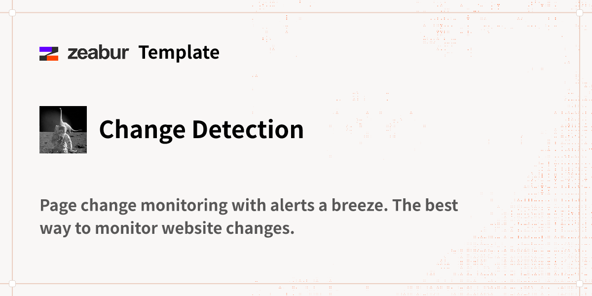 Change Detection Deploy Guide