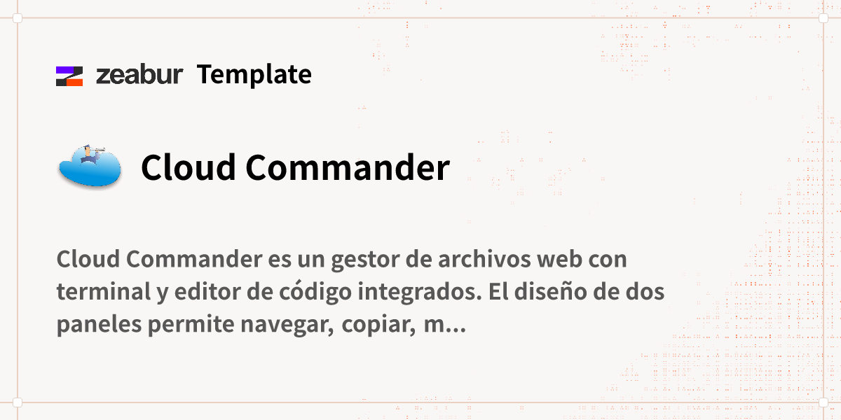 Cloud Commander Guía de implementación