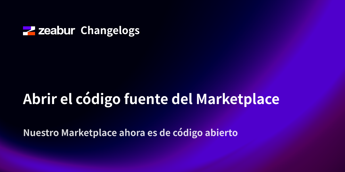 Open Source the Marketplace