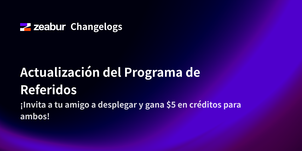 Referral Program Update