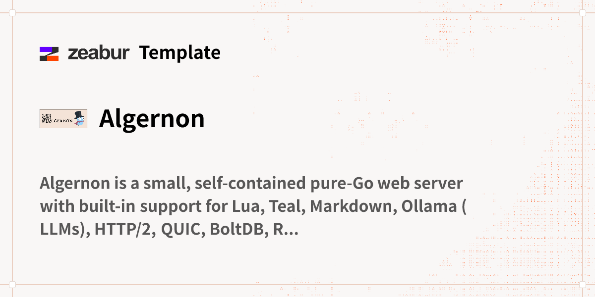 Algernon Deploy Guide