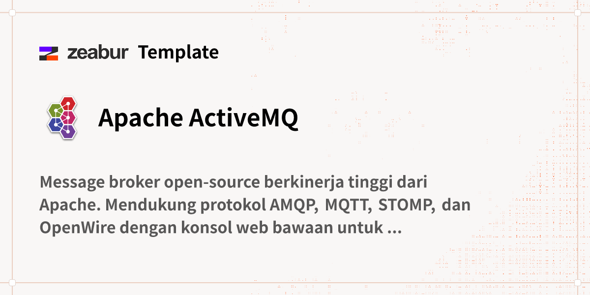 Apache ActiveMQ Panduan Deploy