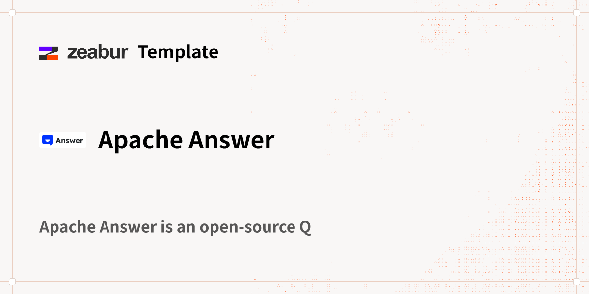 Apache Answer Deploy Guide