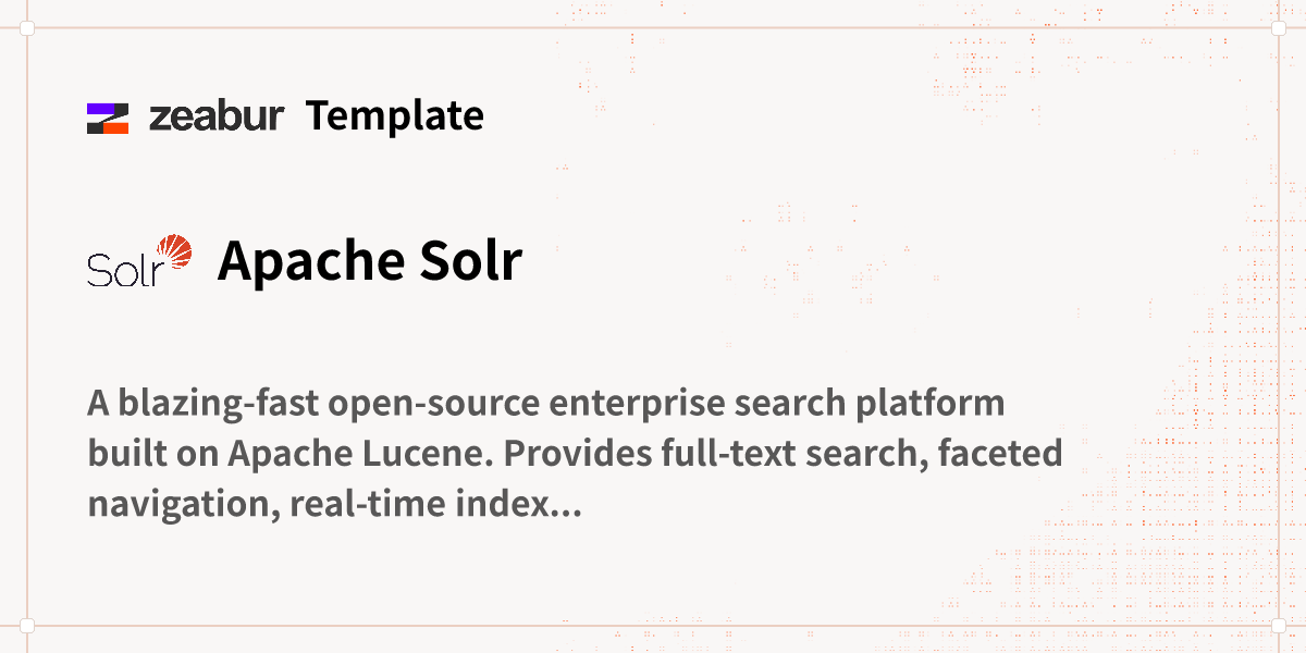 Apache Solr Deploy Guide