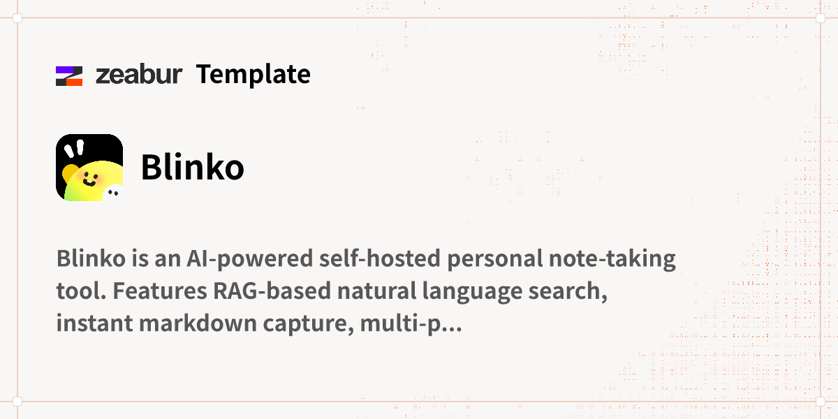 Blinko Deploy Guide