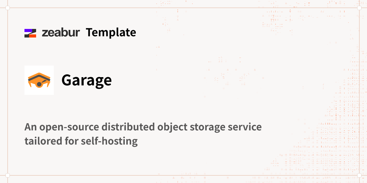 Garage Deploy Guide