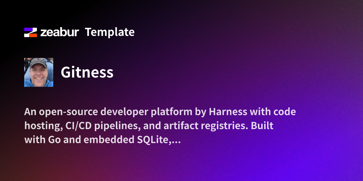 Gitness Deploy Guide
