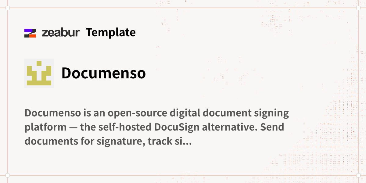 Documenso Deploy Guide