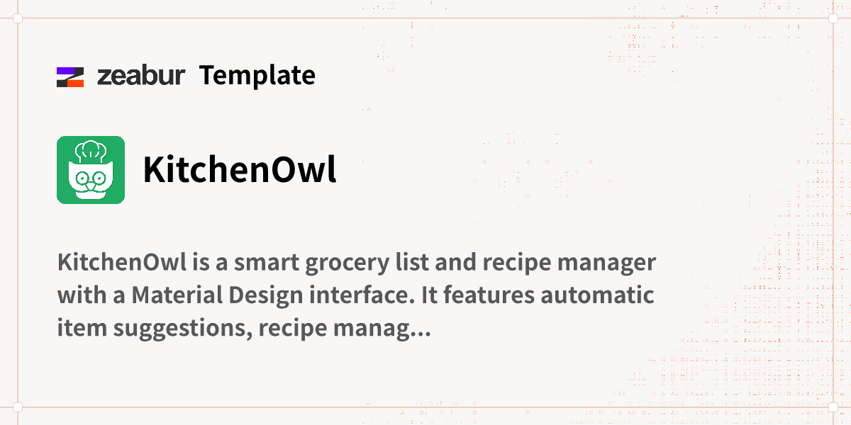 KitchenOwl Deploy Guide