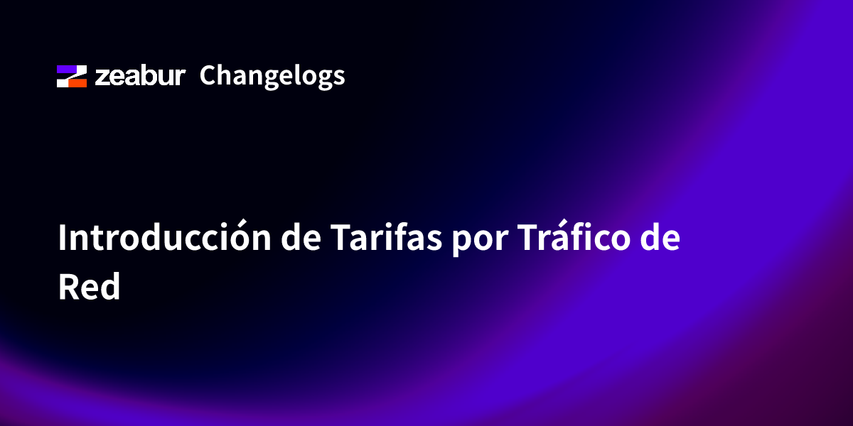 Introduction of Network Traffic Fees