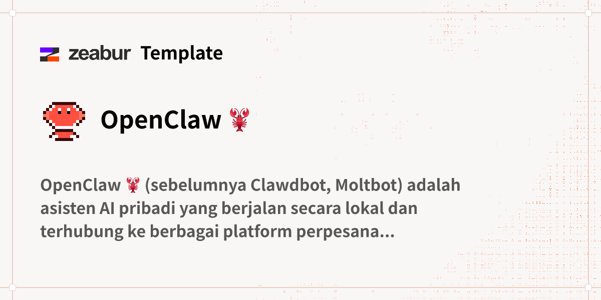 OpenClaw 🦞 Panduan Deploy