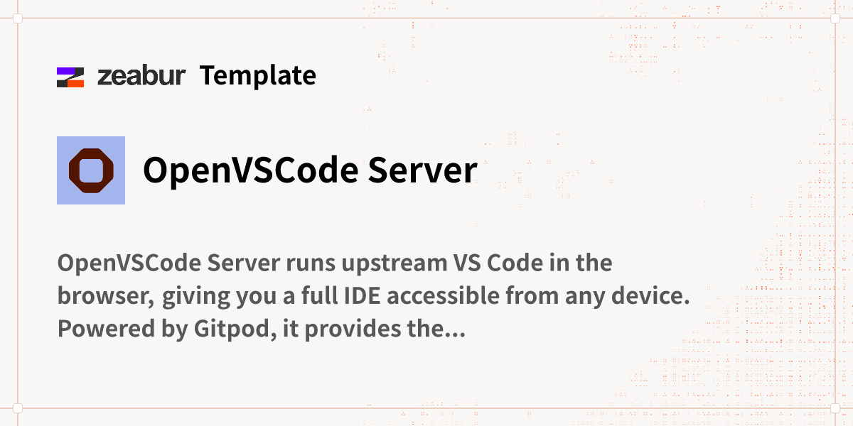 OpenVSCode Server Deploy Guide