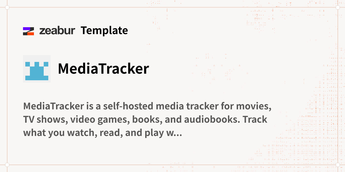 MediaTracker Deploy Guide