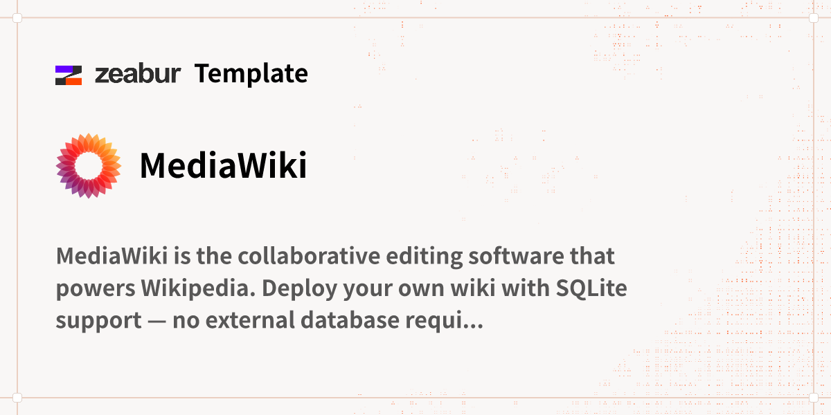 MediaWiki Deploy Guide