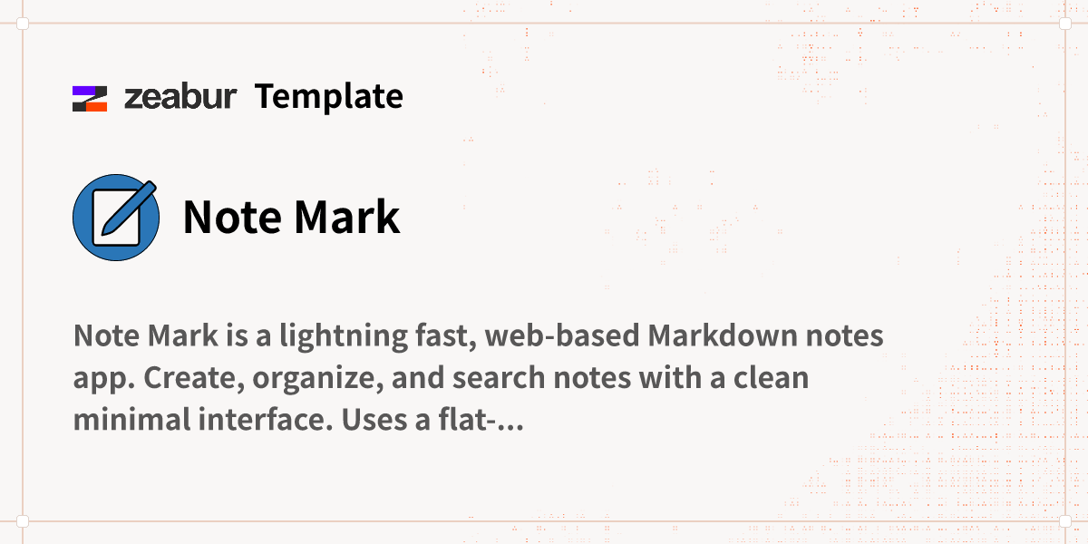 Note Mark Deploy Guide