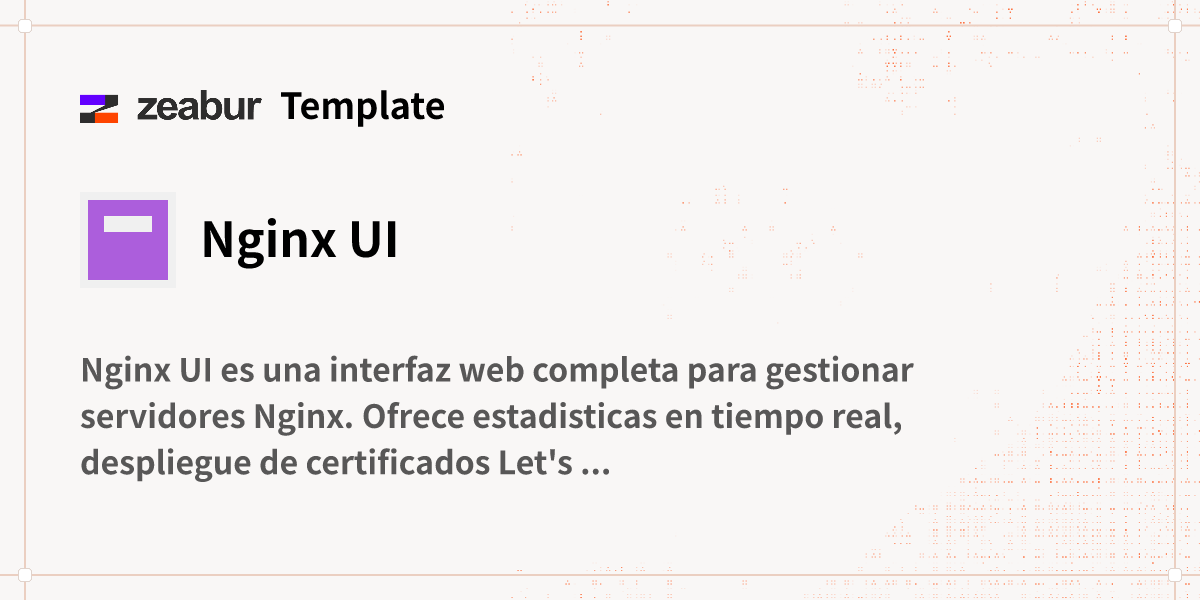 Nginx UI Guía de implementación