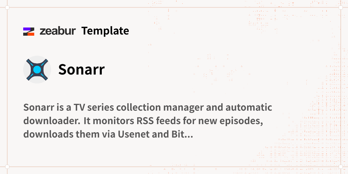 Sonarr Deploy Guide