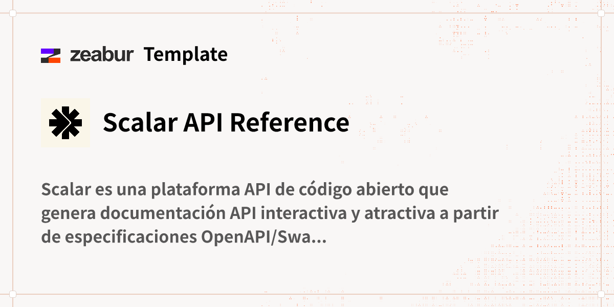 Scalar Select Api Version Scalar API Reference Guía de implementación