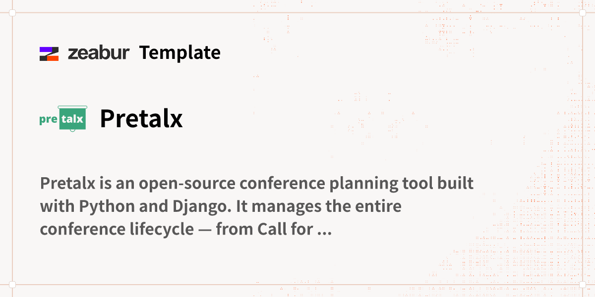 Pretalx Deploy Guide