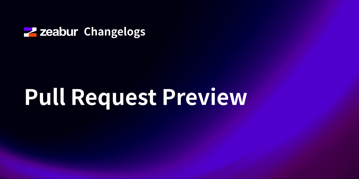 Pull Request Preview