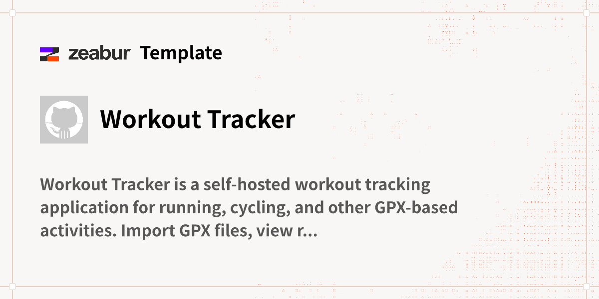 Workout Tracker Deploy Guide