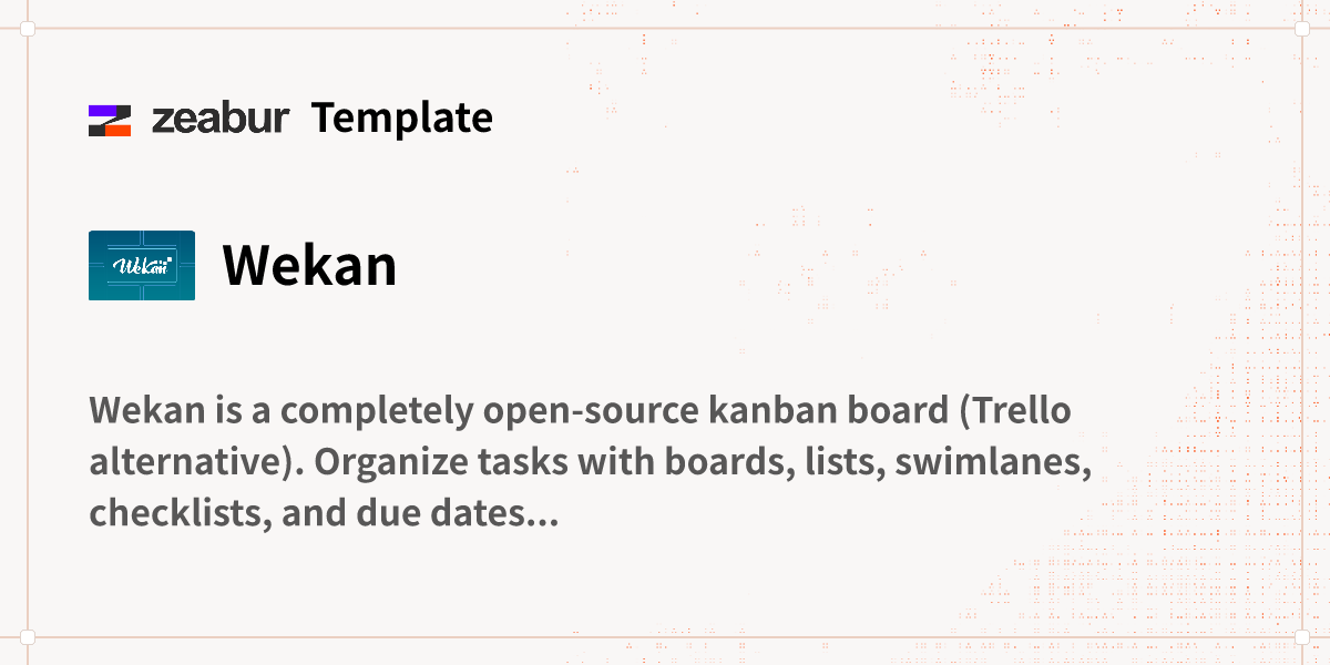 Wekan Deploy Guide