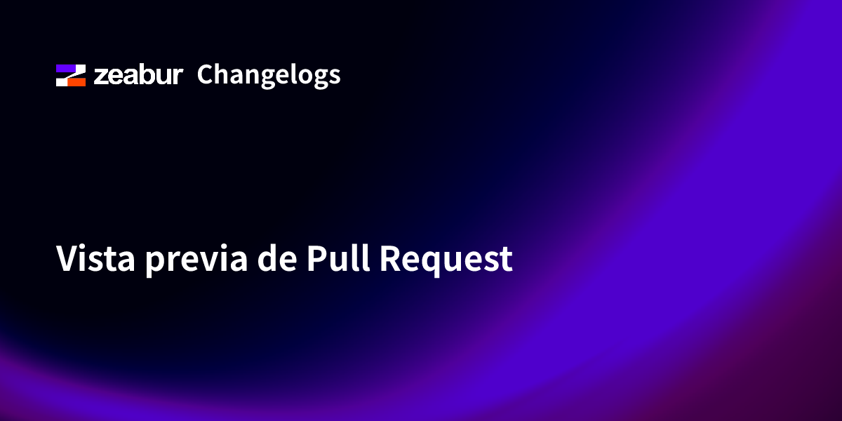 Pull Request Preview