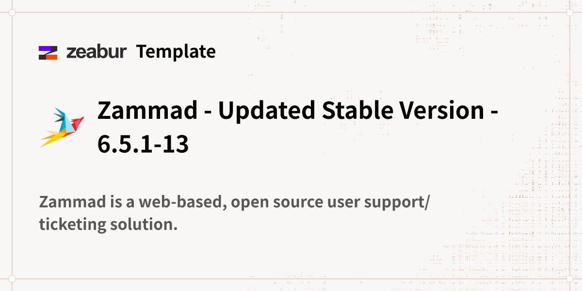 Zammad Api Zammad - Updated Stable Version - 6.5.1-13 Guía de implementación